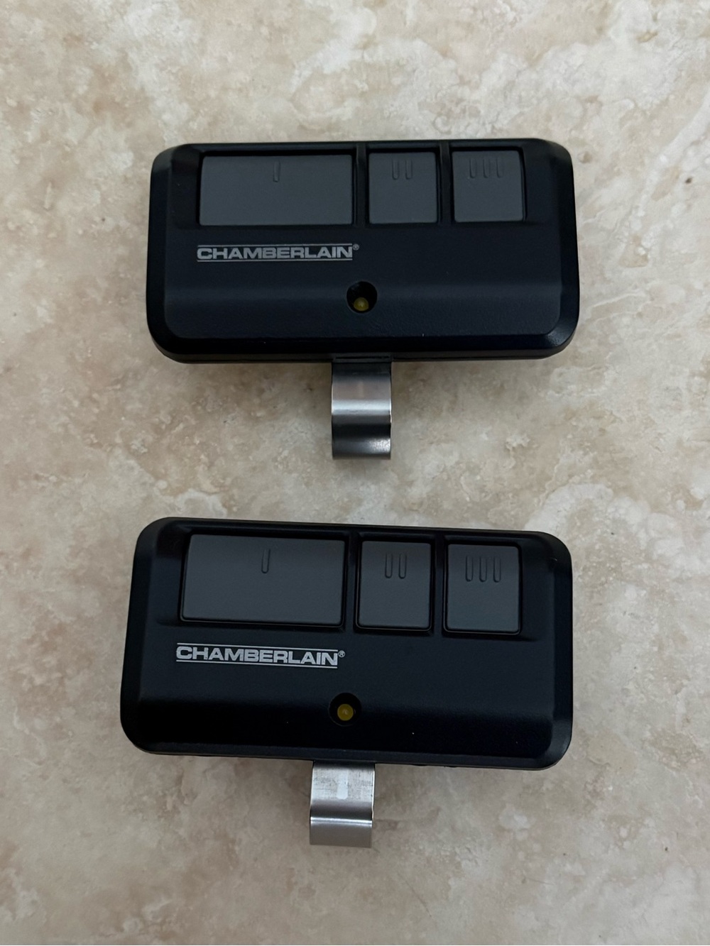 Chamberlain Black 3-Button Garage Door Remote (Set of 2)